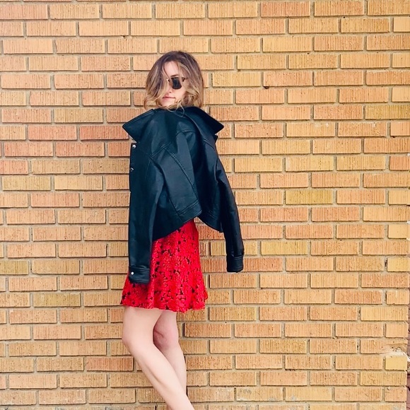 Faux Leather Moto Jacket - Picture 3 of 3